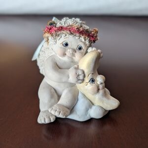 SIGNED Dreamsicles Cherub Figurine Collectible "Moonstruck"